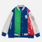 Color Stitching Varsity Jacket