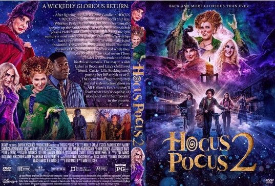 HanyingHocus Pocus 2DVD 2023 NEW READY TO SHIP With Slipcover ARTWork Free Shipping