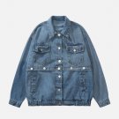 Detachable Patchwork Denim Jacket