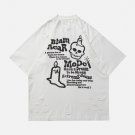 Foam Printing Skeleton Elements Washed Tee
