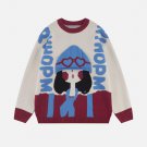 Fun Jacquard Patch Sweater