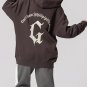G Gothic Letter Print Hoodie