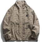 Geometric Pattern Print Jacket