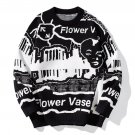 Geometric Patterns Knit Sweater