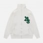 Gothic Alphabet Embroidery Cardigan