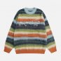 Gradient Clashing Colors Sweater