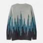 Gradient Patchwork Sweater
