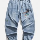 Graphic Print Jeans