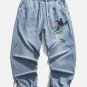 Graphic Print Jeans
