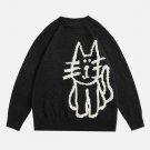 Hand Drawn Cat Sweater