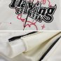Heart Flame Letter Print Zipper Hoodie