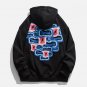 Heart Letter Print Hoodie