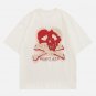Heartbreak Skull Print Tee