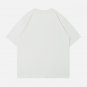 Heart-shaped Embroidery  Print Tee