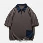Hem Pocket Zip Up Polo Tee