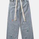 Inkjet Heart Jeans