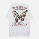 Irregular Butterfly Print Tee