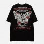 Irregular Butterfly Print Tee