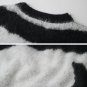 Irregular Contrasting Color Sweater