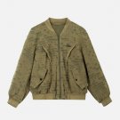 Irregular Hole Cut Winter Coat
