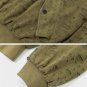 Irregular Hole Cut Winter Coat
