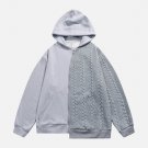 Irregular Patchwork Hoodie