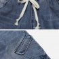 Irregular Pocket Patchwork Jeans