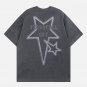Irregular Stars Print Tee