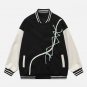 Irregular Tether Varsity Jacket