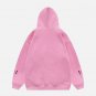 Knitting Embroidery Star Hoodie