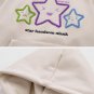 Knitting Embroidery Star Hoodie