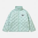 Labeled Drawstring Winter Coat