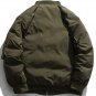 Labeled Solid Color Winter Coat