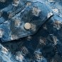 Lapel with Ripped Holes and Full Print Jacket