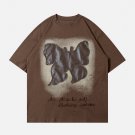 Leather Butterfly Tee
