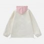 Leather Fake Two Piece Hoodie
