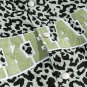 Leopard Letter Embroidery Corduroy Jacket