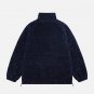 Leopard Print Flocked Sherpa Coat