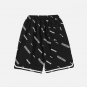 Letter All-over Print Shorts
