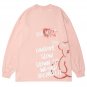 Letter Bear Graphic Sweatshirt
