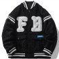 Letter Check Sherpa Winter Coat