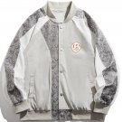 Letter Embroidery Bandana Stitching Jacket
