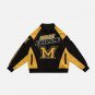 Letter Embroidery Contrast Jacket