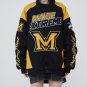 Letter Embroidery Contrast Jacket