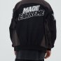 Letter Embroidery Contrast Jacket