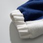 Letter Embroidery Half Zipper Sweatshirt