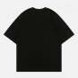 Letter Embroidery Inkjet Tee