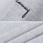 Letter Embroidery Loose Hoodie