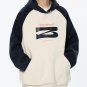 Letter Embroidery Patchwork Hoodie