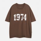 Letter Embroidery Print Tee